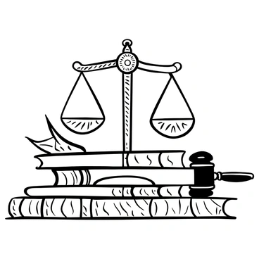 A close-up of the "scales of justice" balanced perfectly, resting on a "wooden judge's desk". The scales are finely detailed, showcasing intricate engravings on the metallic surface. The wooden desk is polished and reflects the light delicately, with visible wood grain patterns adding texture. Surrounding the scales are a few legal books stacked neatly, and a gavel is placed to the side, emphasizing the courtroom setting.