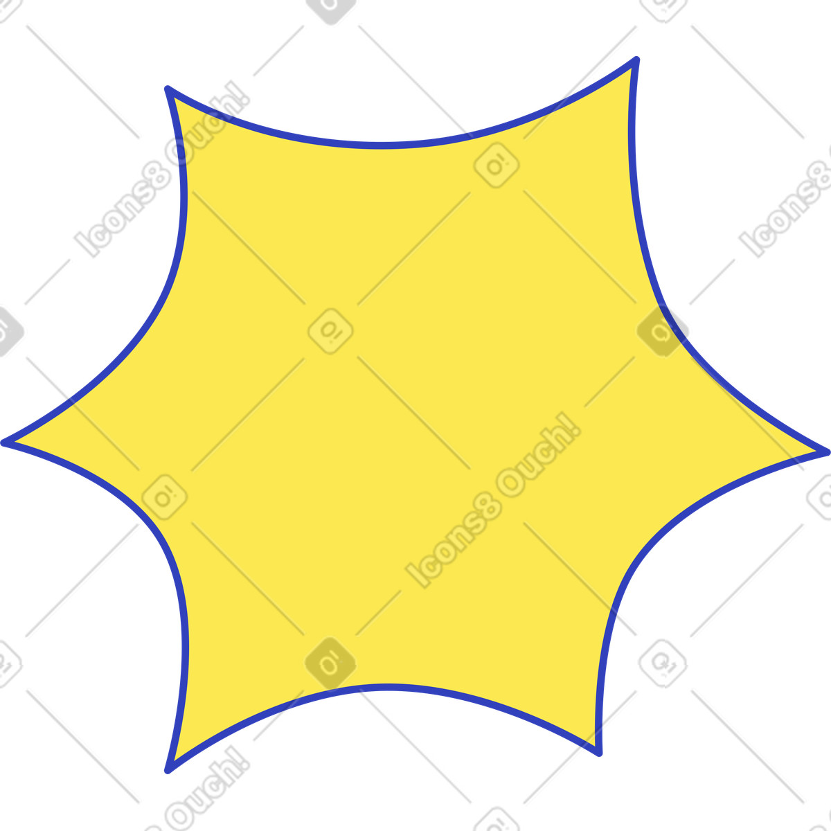 Frame illustration in Eyeful style download in PNG, SVG