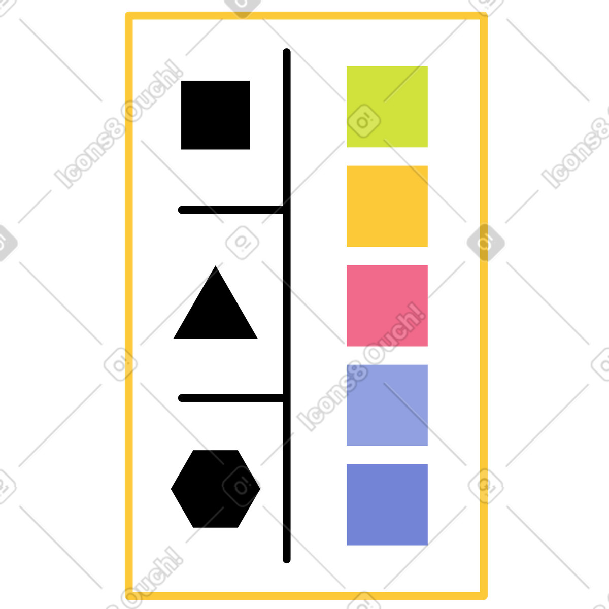 Palette dei colori illustrazione in stile Juicy scarica in PNG, SVG