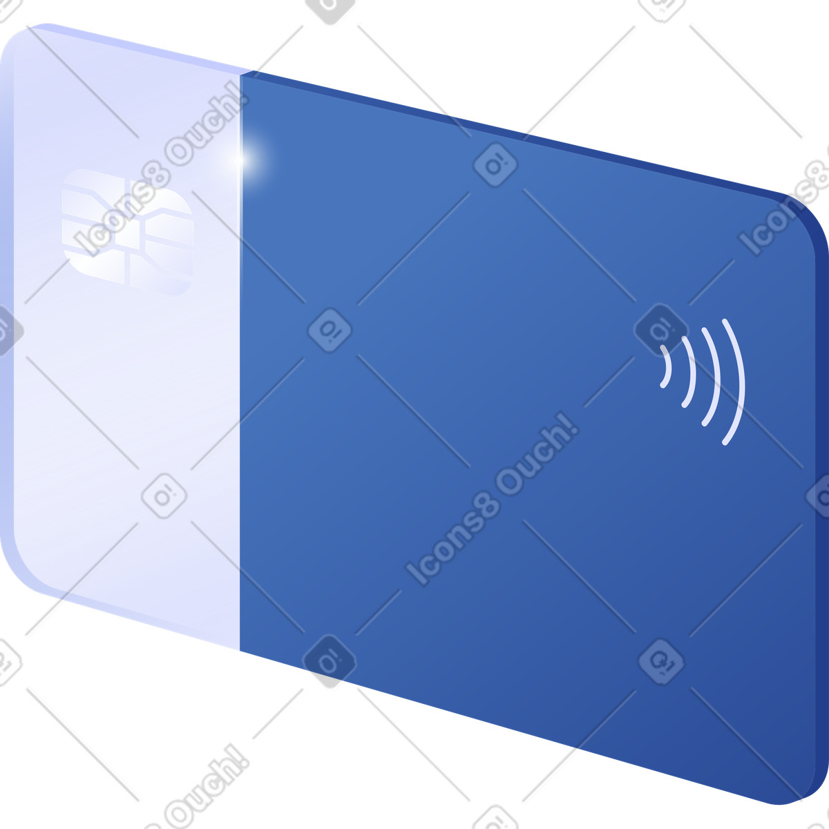 Carta di credito illustrazione in stile Quantum scarica in PNG, SVG