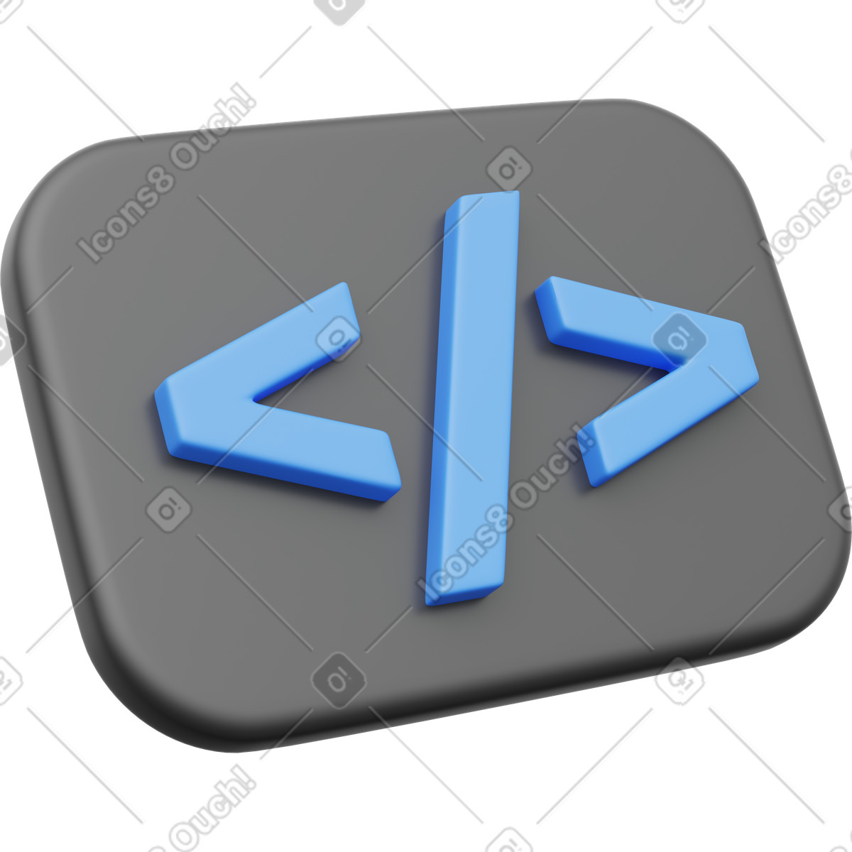 Coding, programming, html tag illustration in PNG, SVG