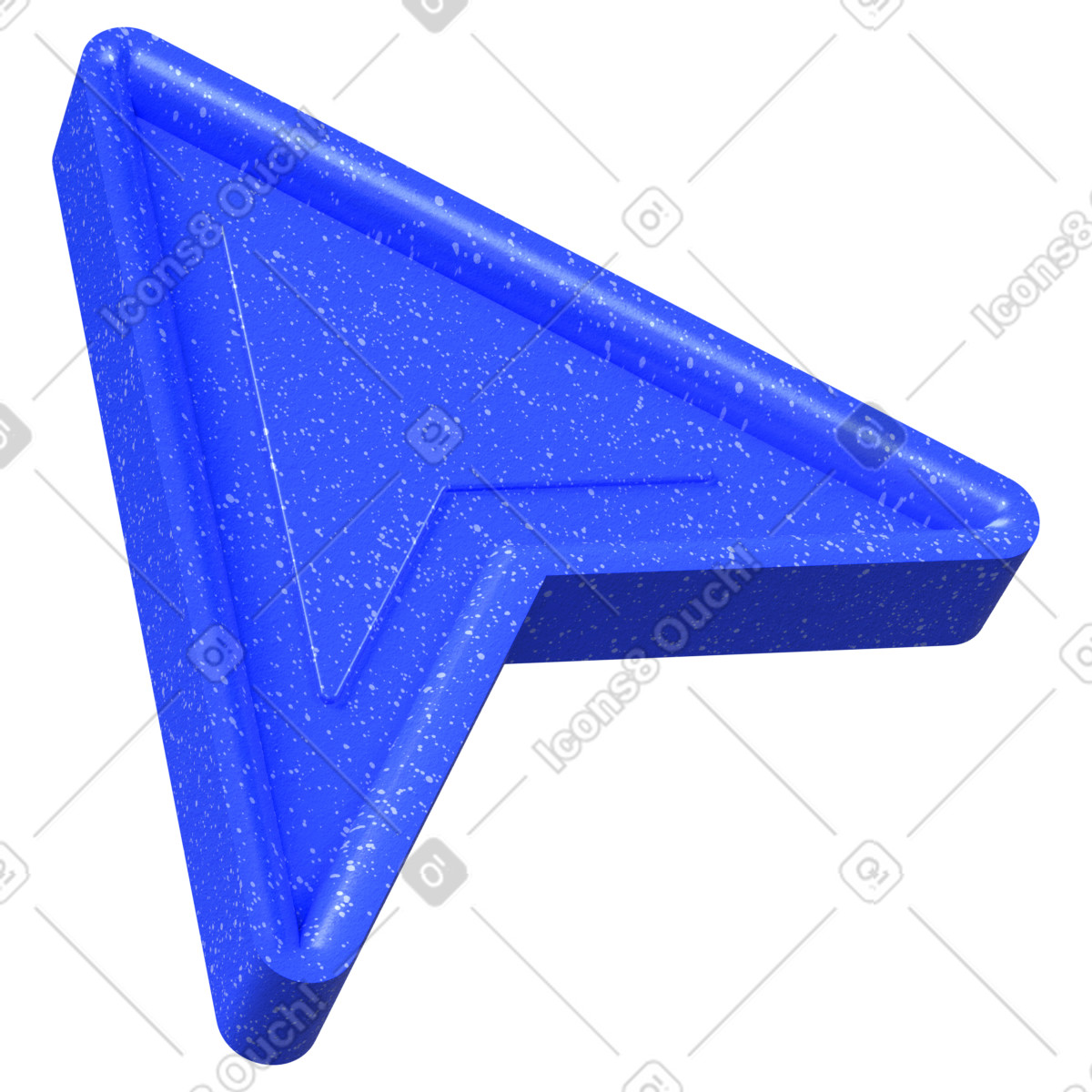 Cursor illustration in 3D Boost style download in PNG, SVG