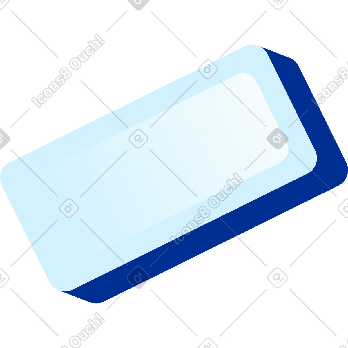 Ilustração de Botão em no estilo Glossy para baixar em PNG, SVG