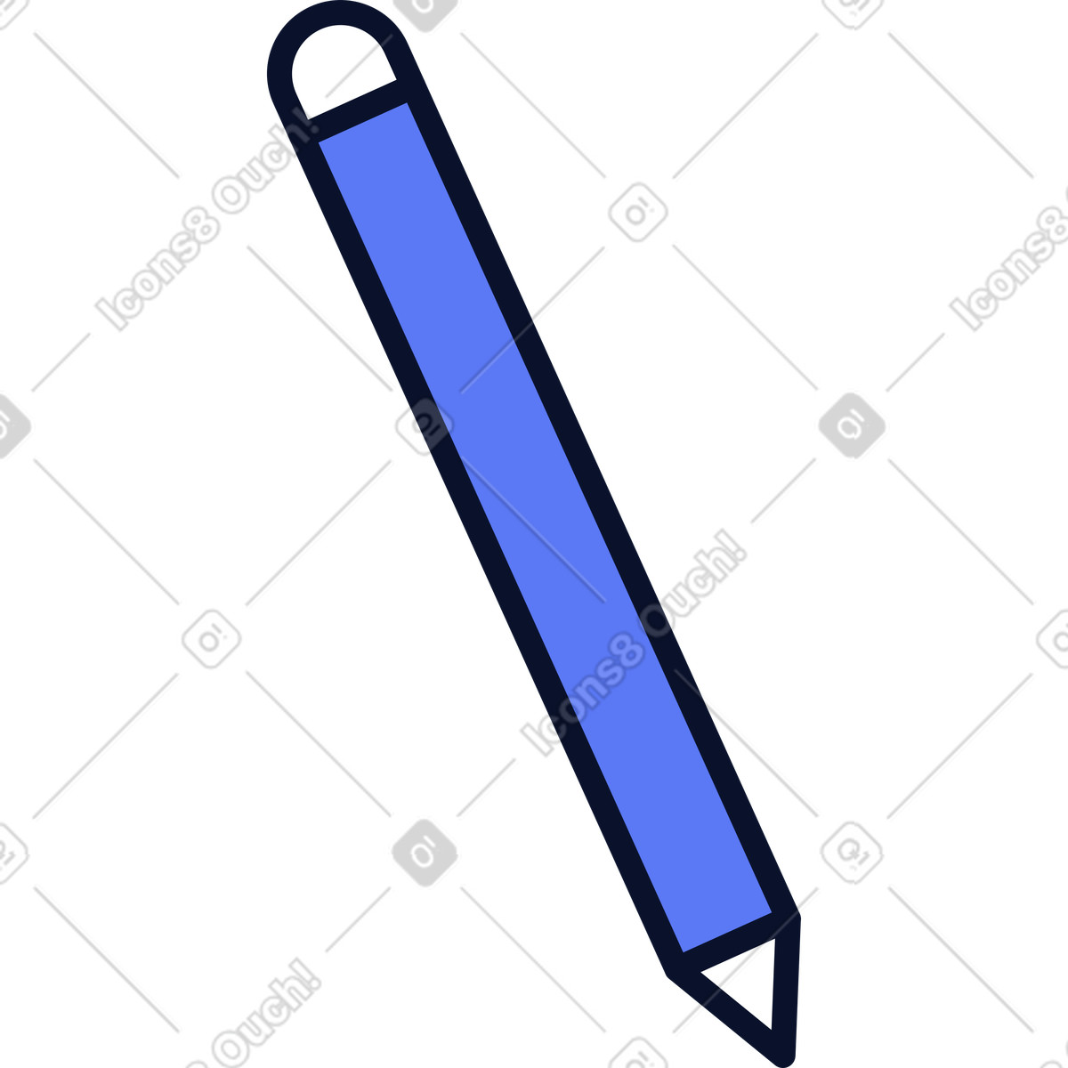 Pencil illustration in Flexy style download in PNG, SVG