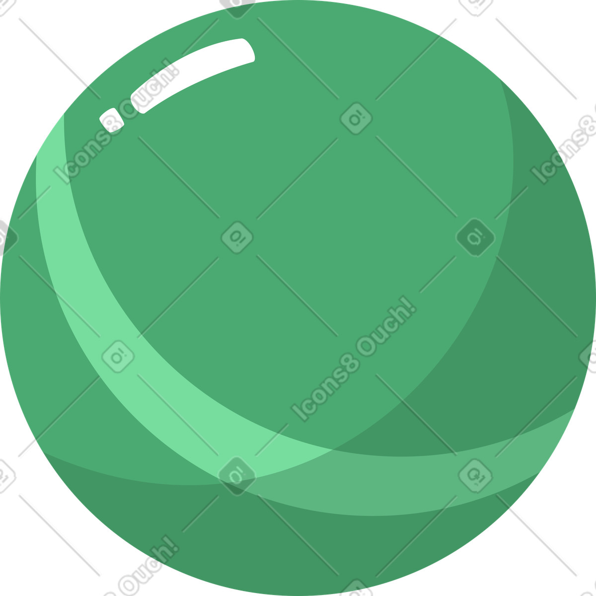 Illustration Balle dans le style Lagom à télécharger aux formats PNG, SVG