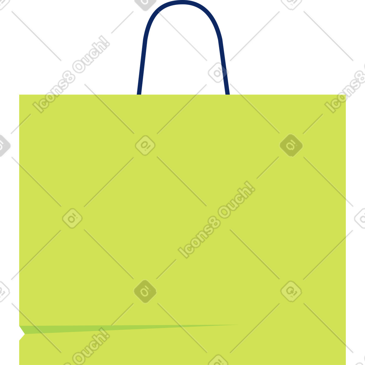 Ilustración Bolsa de papel en estilo Catchy a descargar en PNG y SVG