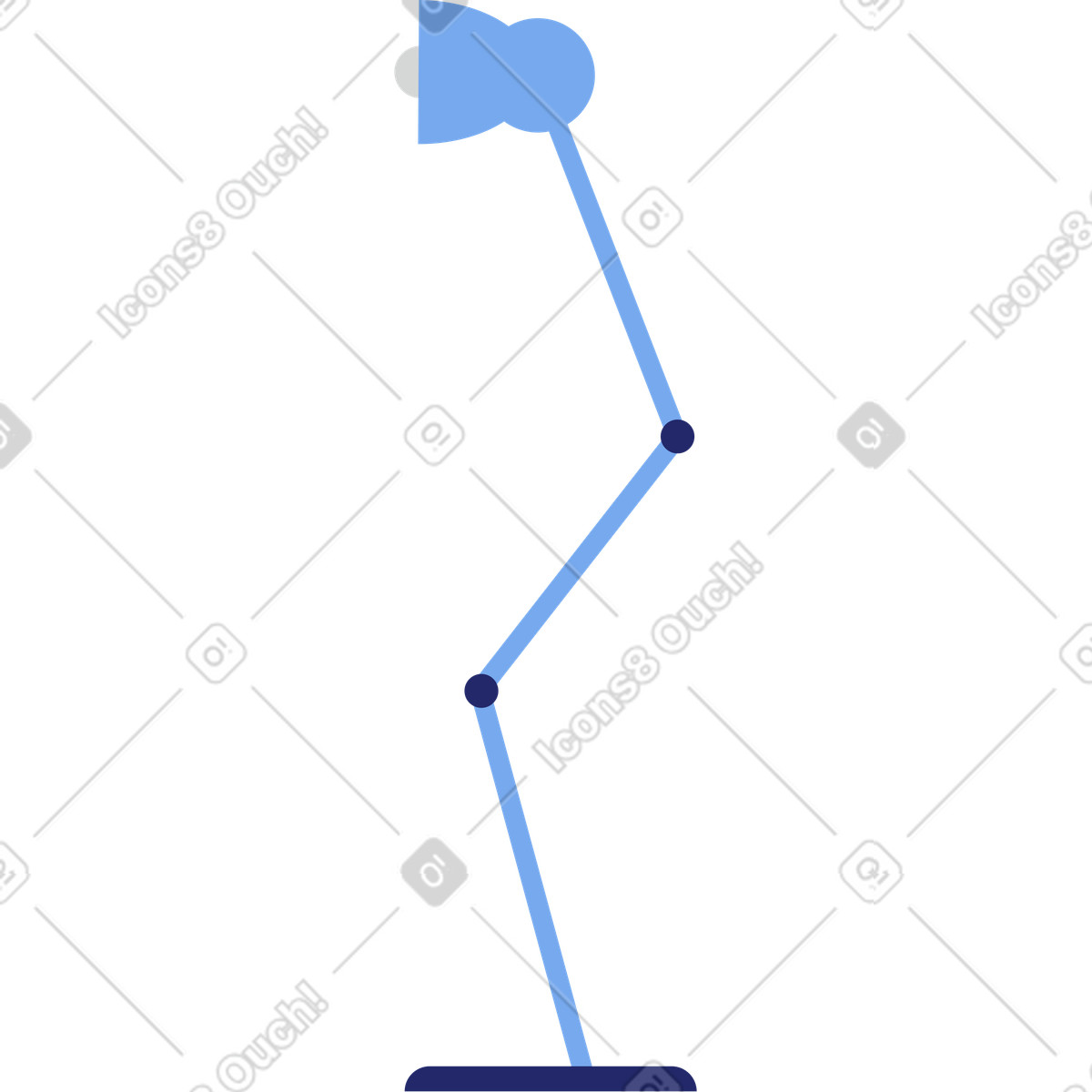 Ilustración Lámpara de piso en estilo Clip a descargar en PNG y SVG