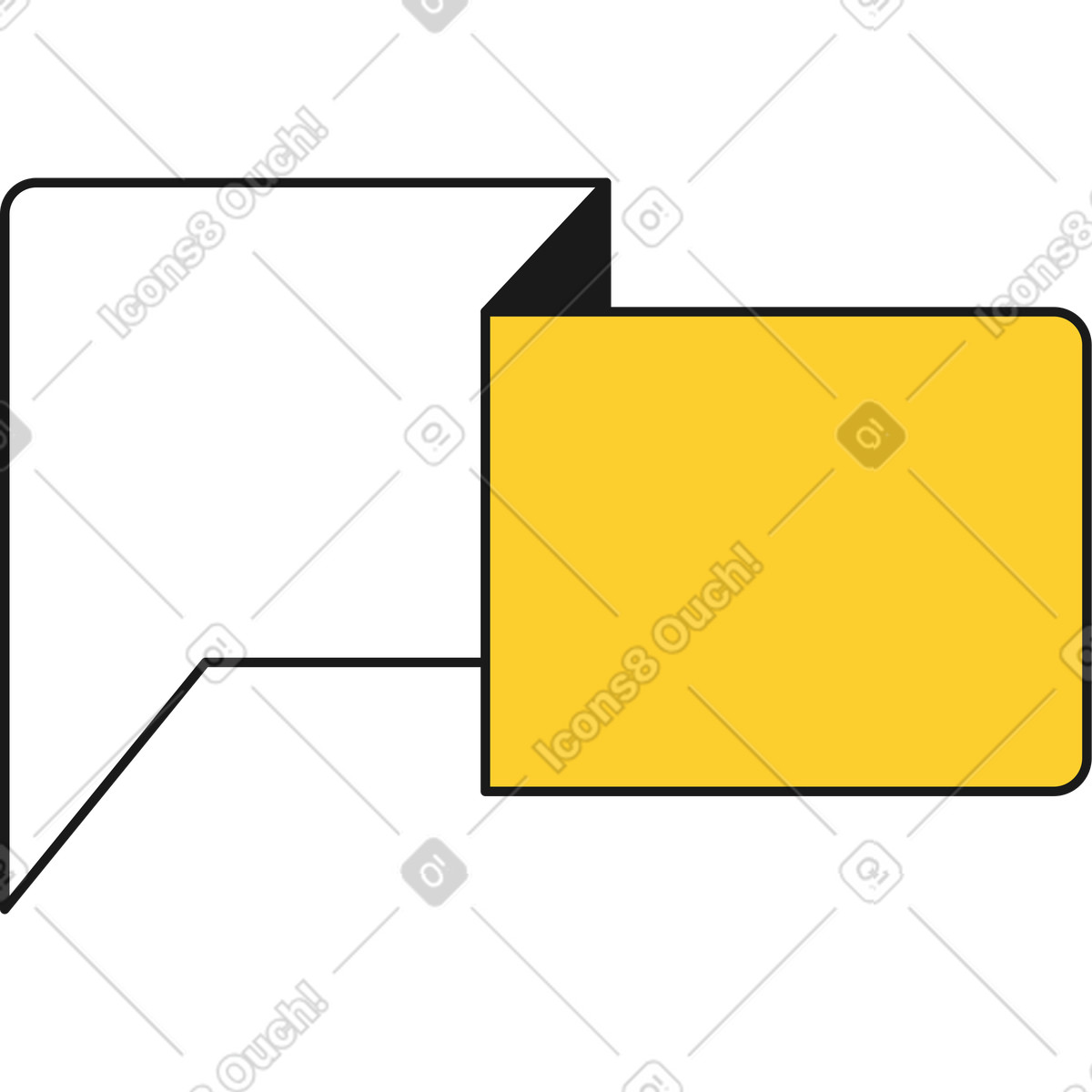 Fumetto rotto illustrazione animata in stile Taxi scaricabile in GIF, Lottie (JSON), AE