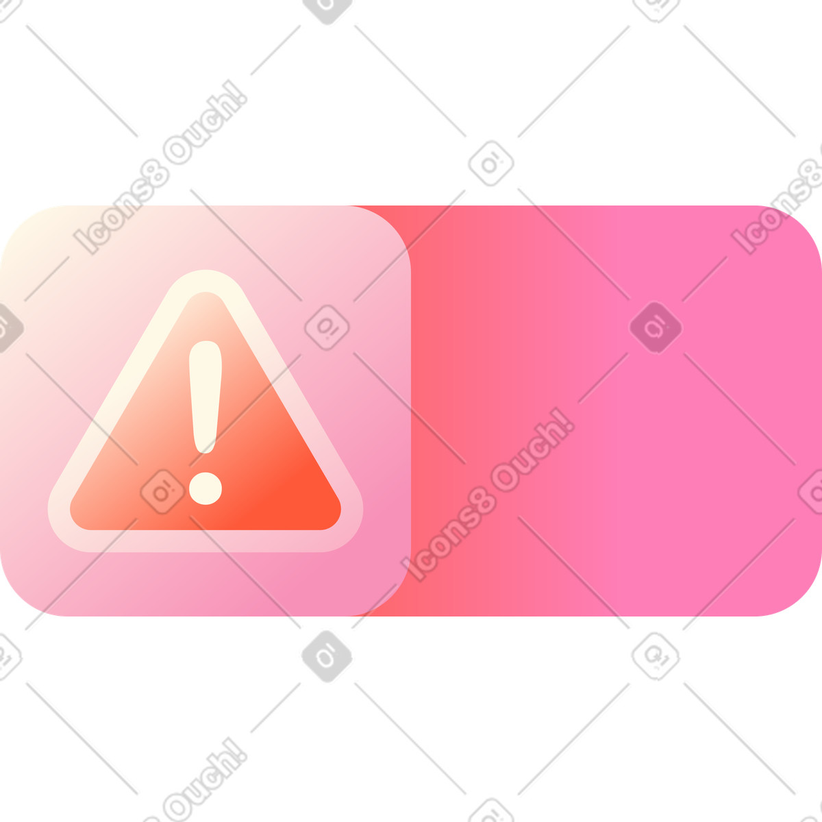 Ilustración Bloque con señal de error en estilo Beam a descargar en PNG y SVG