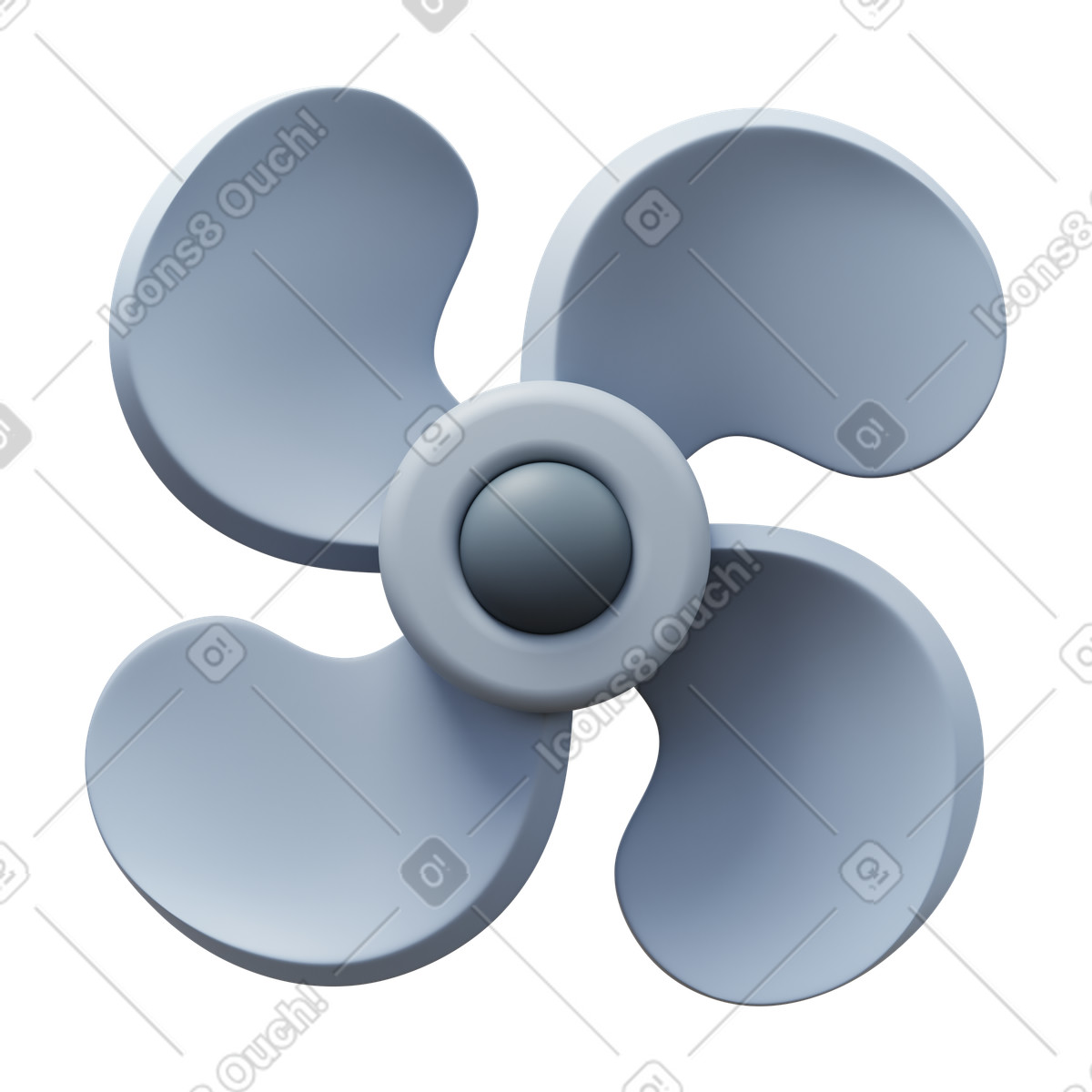 Fan speed-Illustration im 3D Fluency-Stil als Download in PNG, SVG