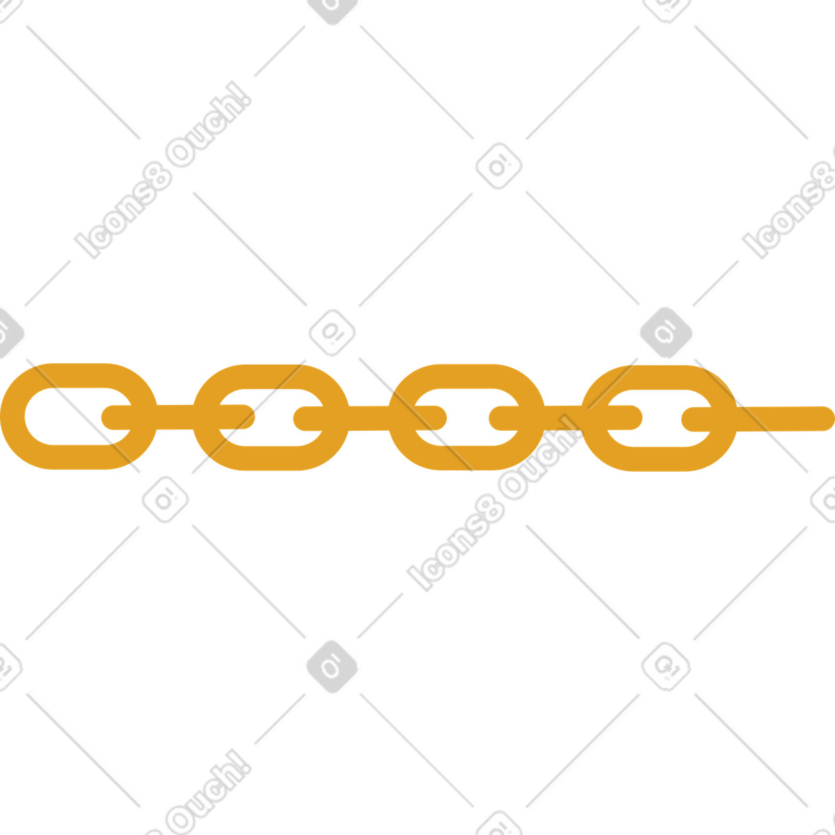 Kette-Illustration im Arabica-Stil als Download in PNG, SVG