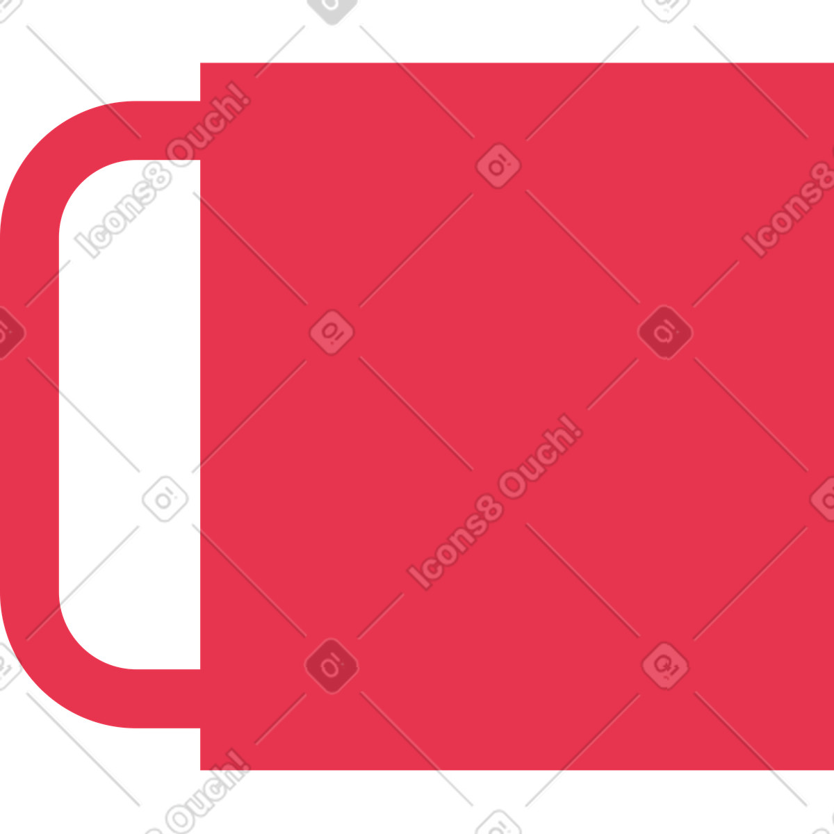 Catchy スタイルの Mug のイラストをPNG、SVG形式でダウンロード