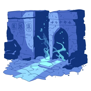 A pair of walls, textured and rugged, appear to be pulsating as if they are alive. The surface of the walls is covered in intricate carvings depicting ancient symbols and figures. Soft, glowing light emanates from the crevices between the stones, creating a mysterious atmosphere. As you pass by, faint wisps of smoke swirl around the walls, hinting at the whispers of secrets being exchanged in an ancient language. The surroundings are dimly lit, enhancing the enigmatic aura of the scene.
