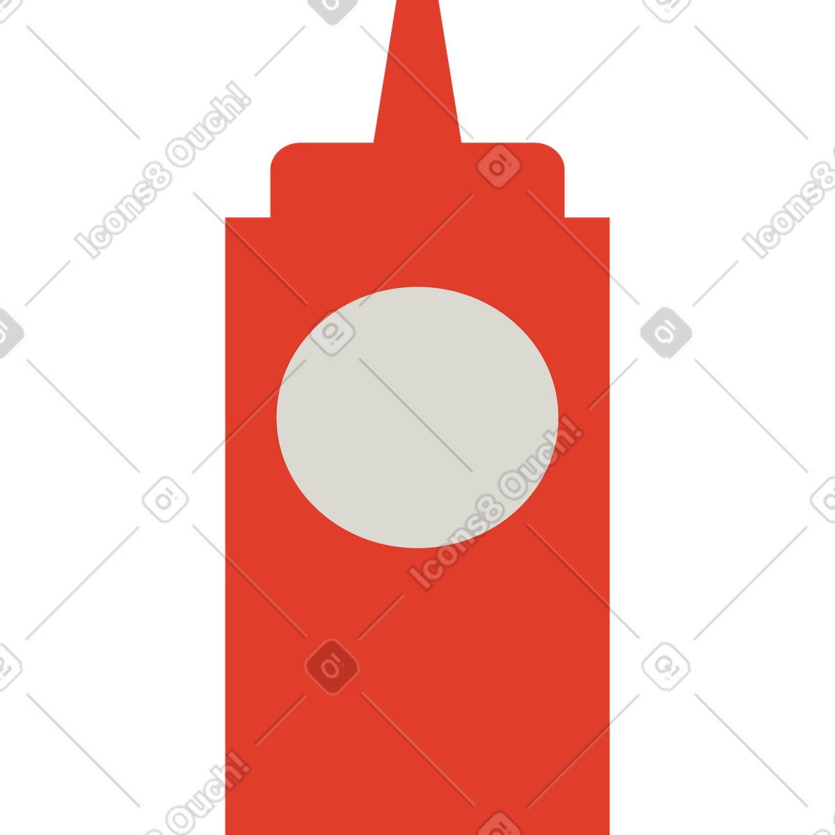 Ilustração de Ketchup em no estilo Burgundy para baixar em PNG, SVG
