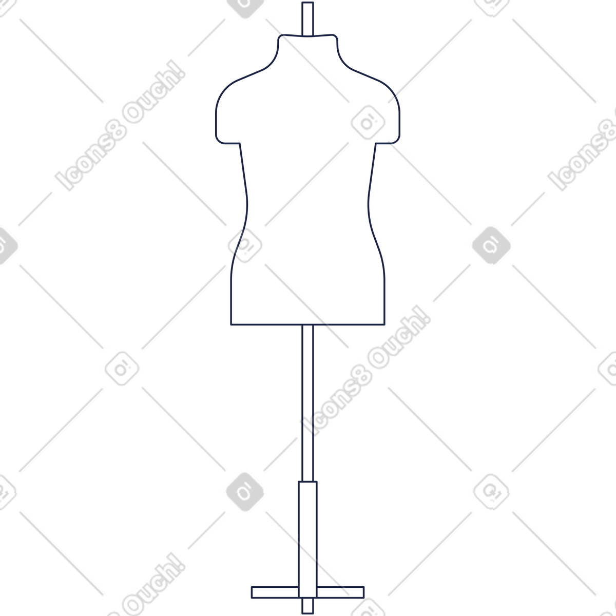 下载 Urban Line 风格的 模特儿 插画，支持 PNG、SVG 格式