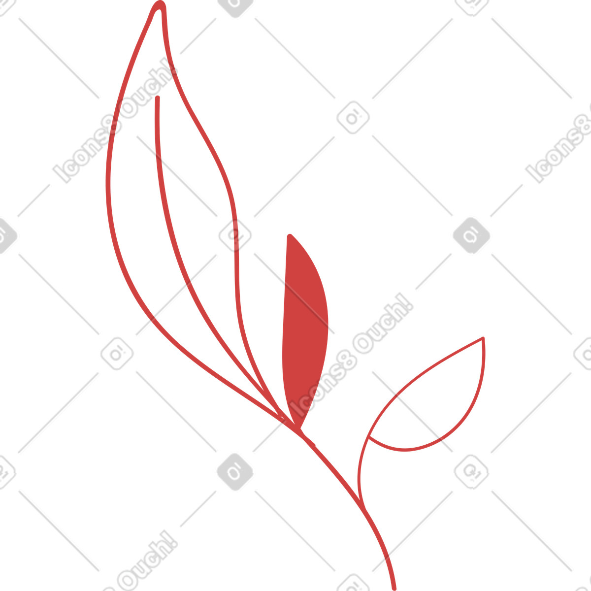 Ilustración Planta en estilo Pale a descargar en PNG y SVG