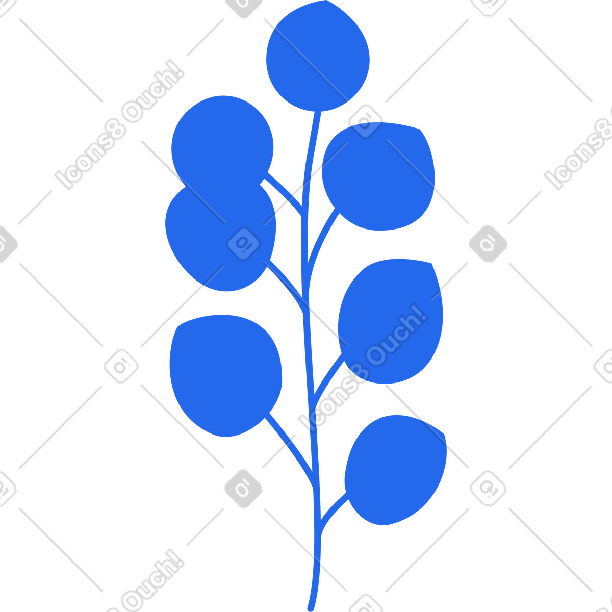 Plant illustration in Kingdom style download in PNG, SVG