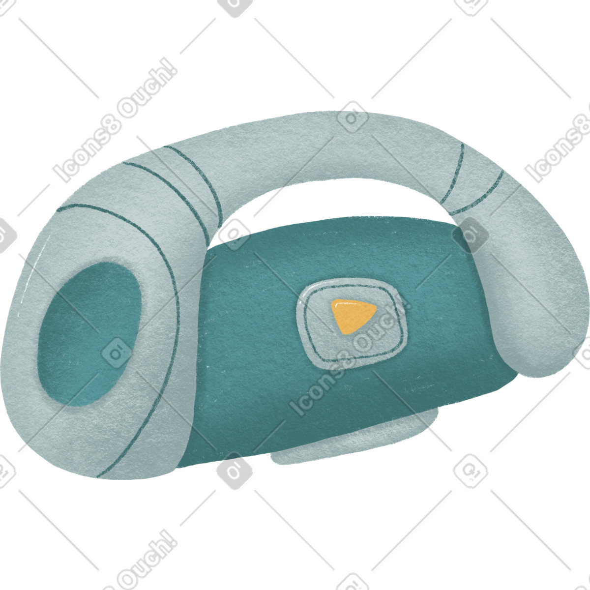 Иллюстрация Boombox в стиле Woolly — скачать в форматах PNG, SVG
