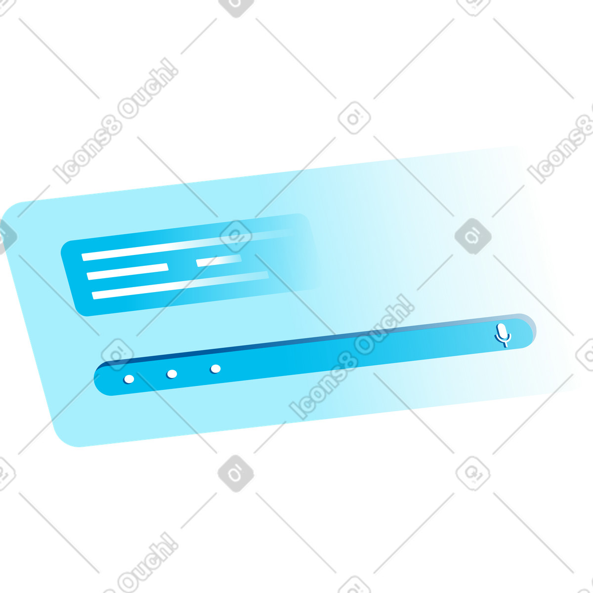 Online chat illustration in PNG, SVG