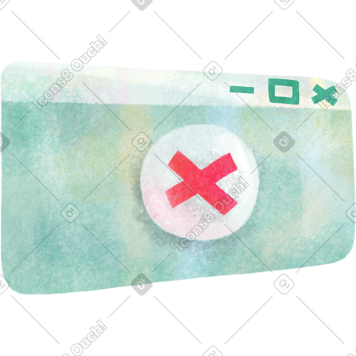 Tab illustration in Jungle style download in PNG, SVG