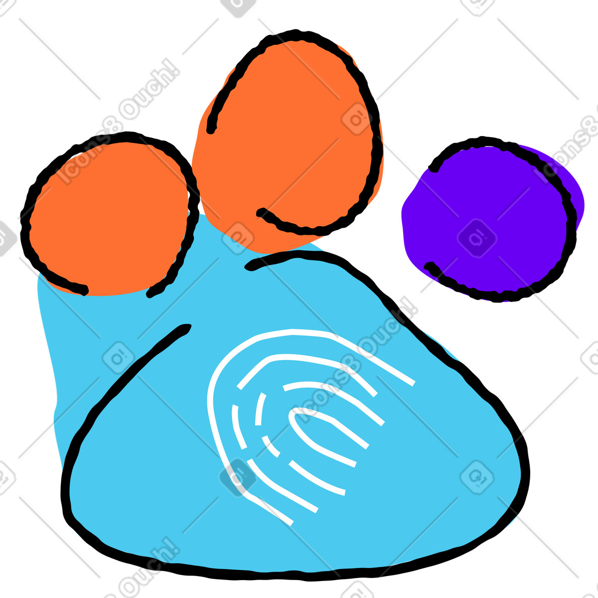 Puzzle 스타일의 개 일러스트레이션 PNG, SVG 다운로드