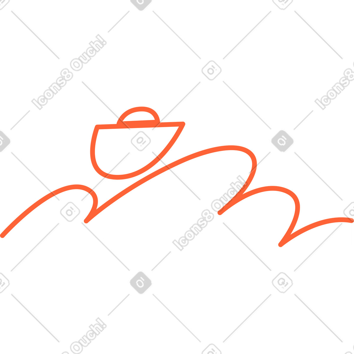 Cespuglio illustrazione in stile Crayon scarica in PNG, SVG