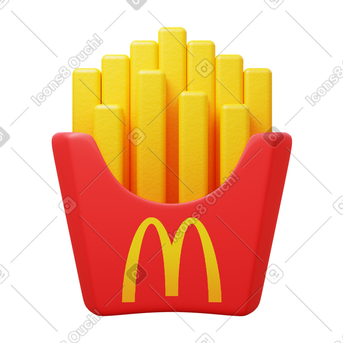 McDonald's french fries illustration potato clipart fun graphics and vectors
