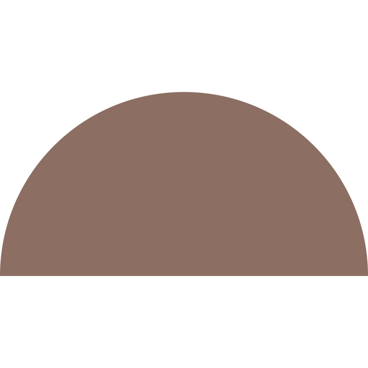 Semicircle brown-Illustration im Fogg-Stil als Download in PNG, SVG