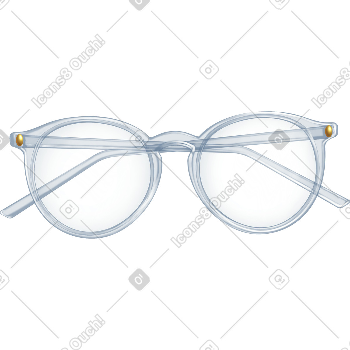 Illustration Glasses dans le style Props à télécharger aux formats PNG, SVG