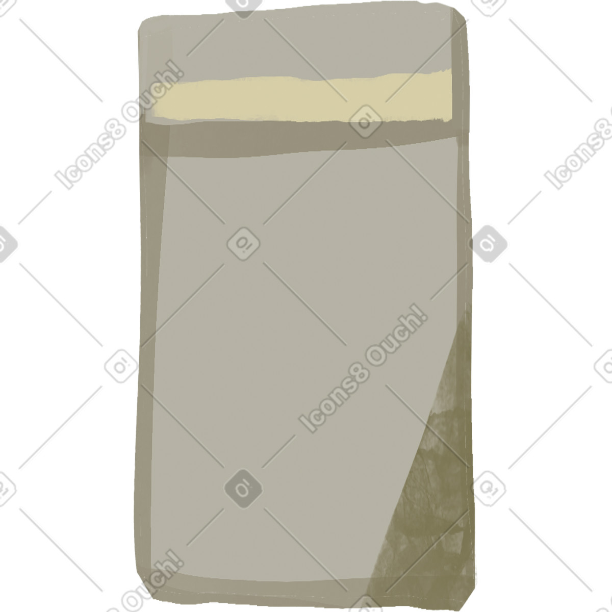Ilustração de Tall brown box em no estilo Atomic para baixar em PNG, SVG