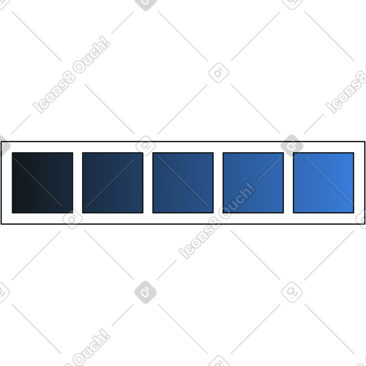 Tavolozza illustrazione in stile Midnight scarica in PNG, SVG