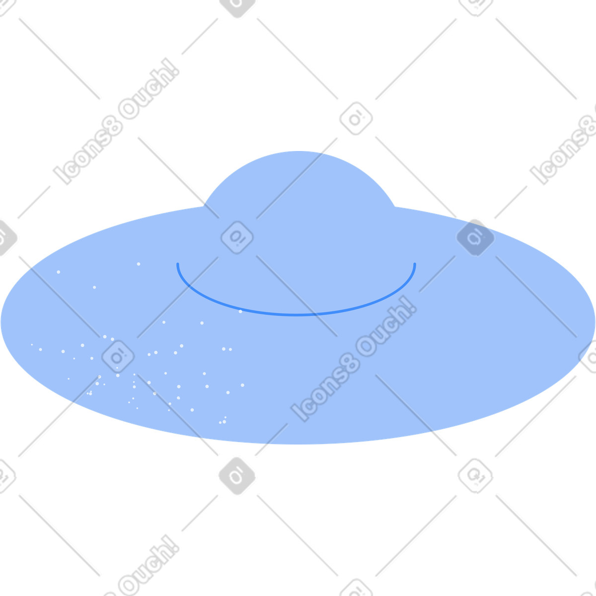 Hat-Illustration im Clip-Stil als Download in PNG, SVG