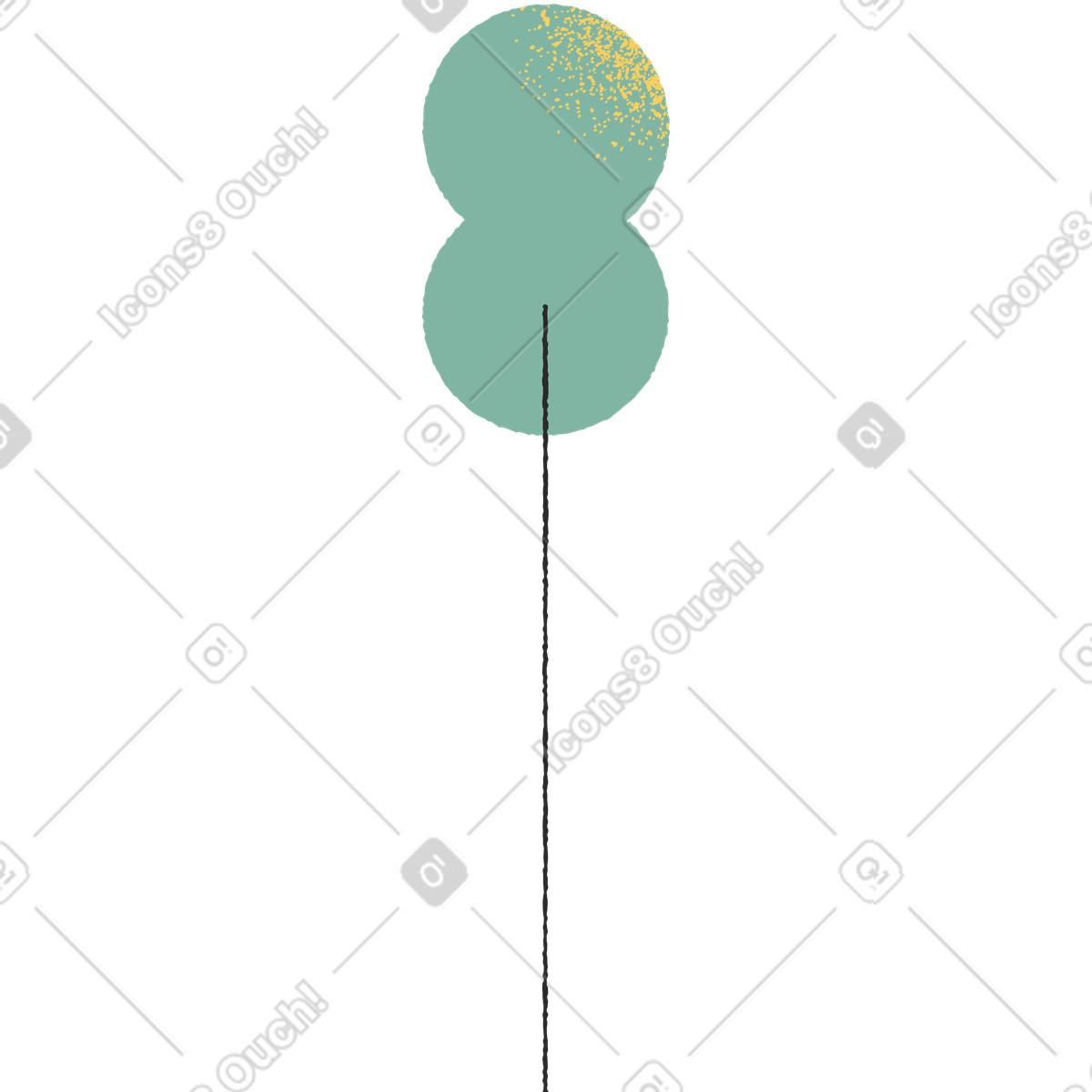 Baum-Illustration im Pablo-Stil als Download in PNG, SVG