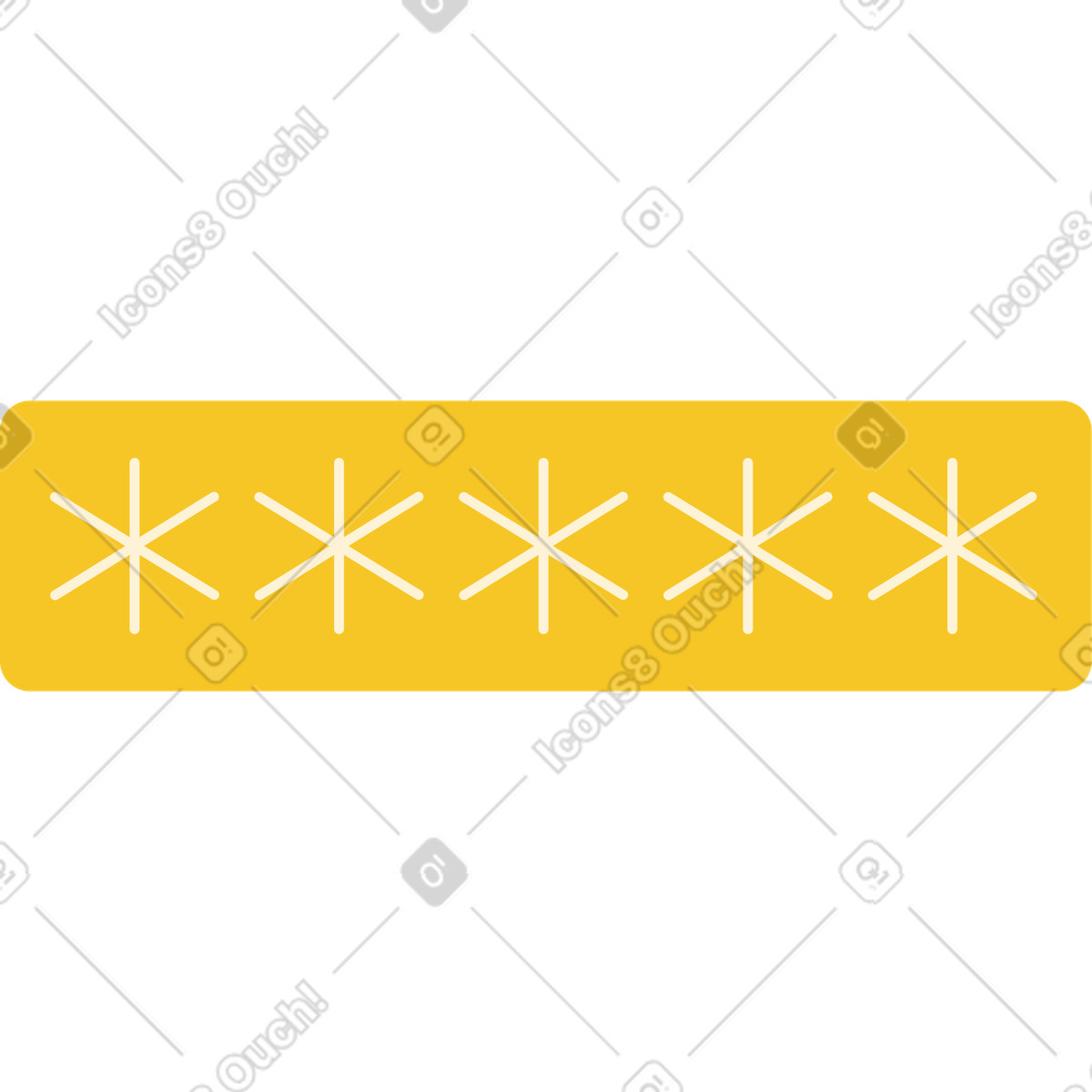 Catchy スタイルの Password のイラストをPNG、SVG形式でダウンロード