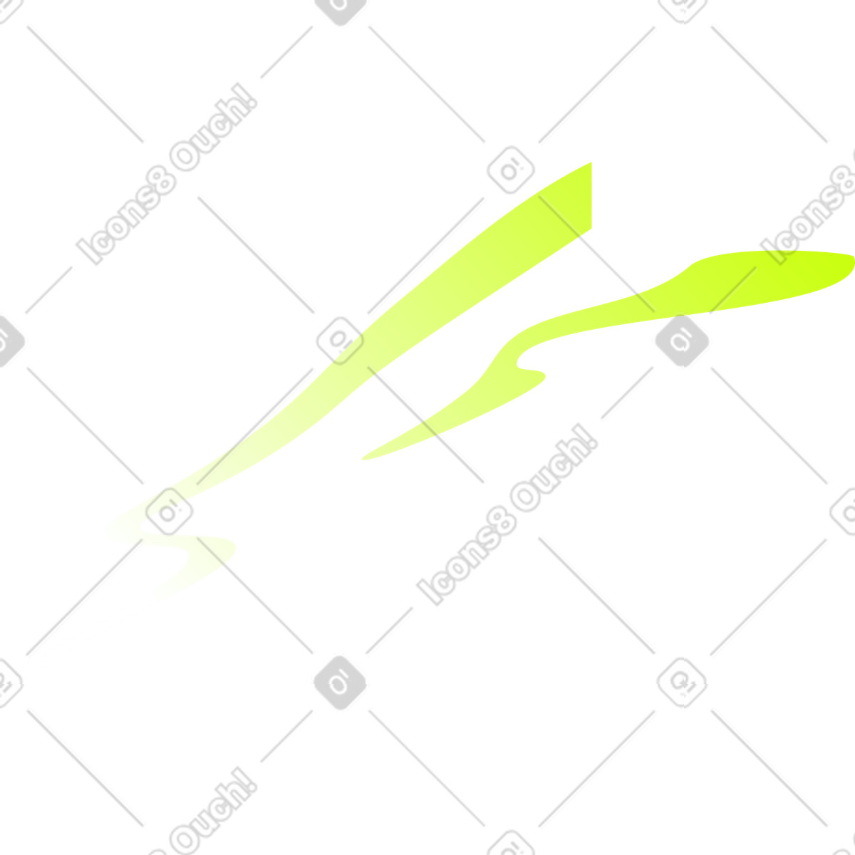 Fumo verde illustrazione in stile Space scarica in PNG, SVG