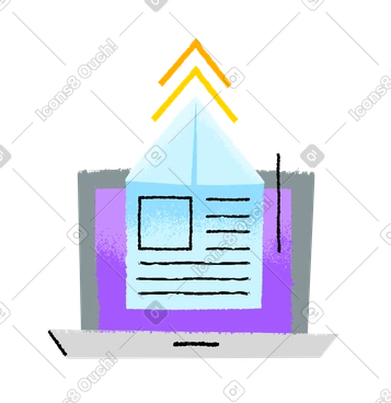 File uploading to laptop PNG, SVG