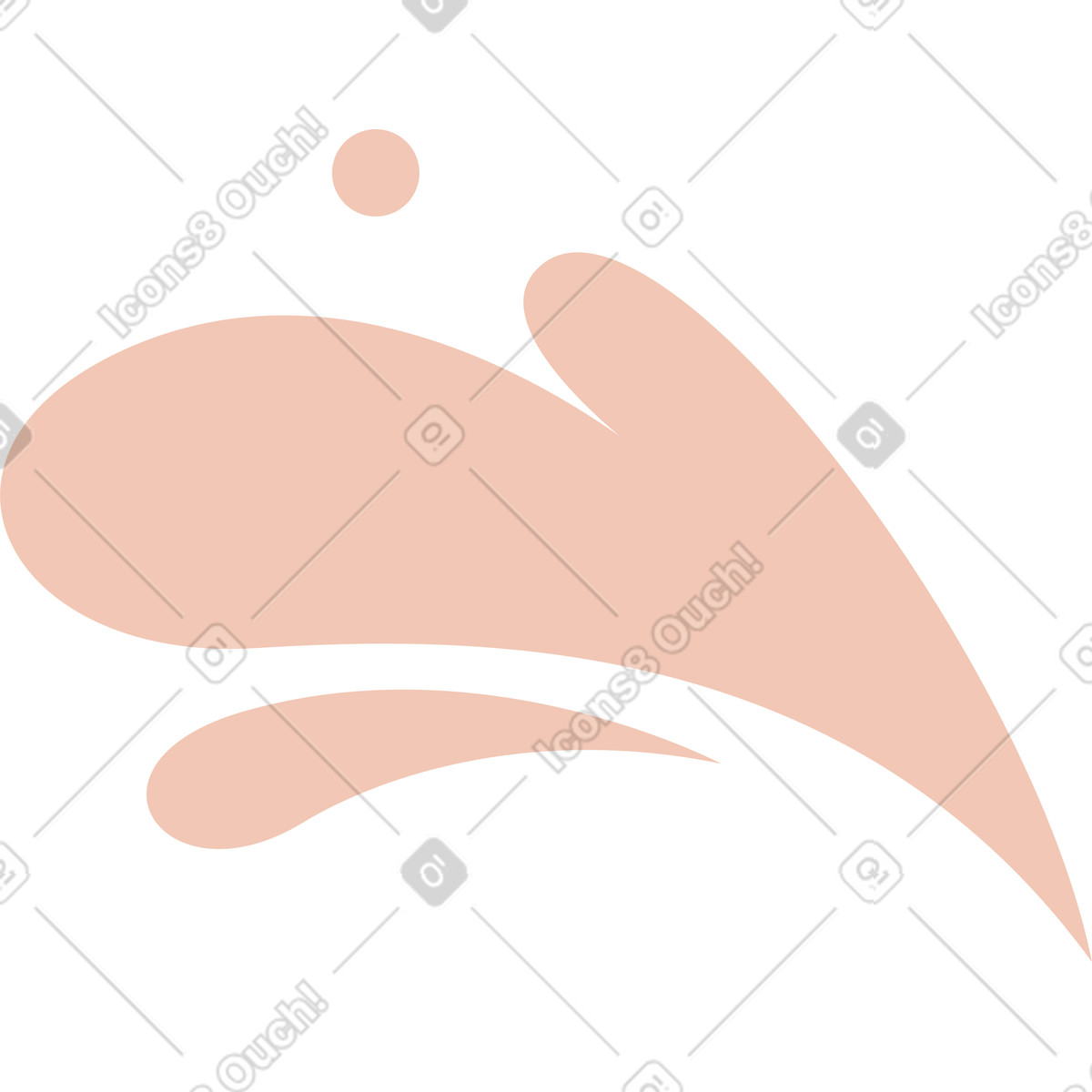 Orange スタイルの 装飾スプレー のイラストをPNG、SVG形式でダウンロード