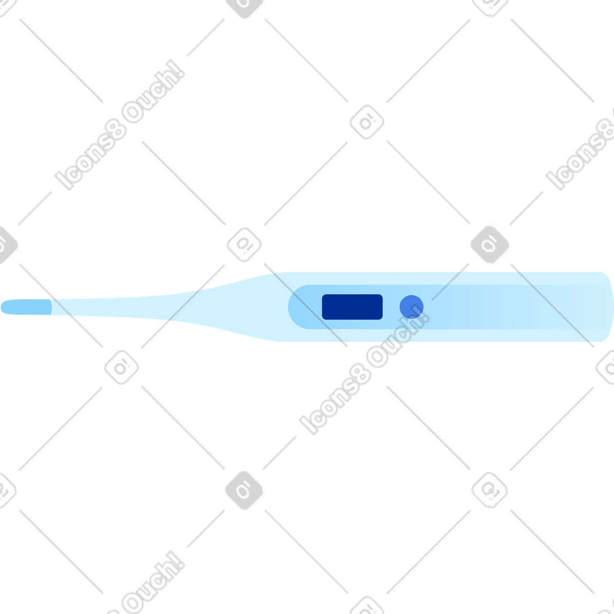 Ilustración Termómetro en estilo Glossy a descargar en PNG y SVG