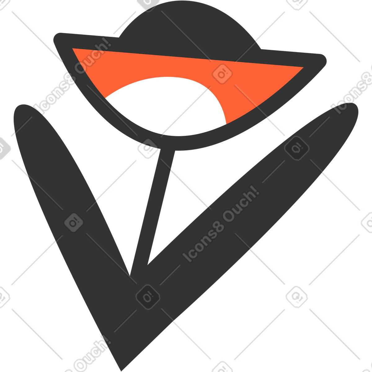 Fiore illustrazione in stile Crayon scarica in PNG, SVG