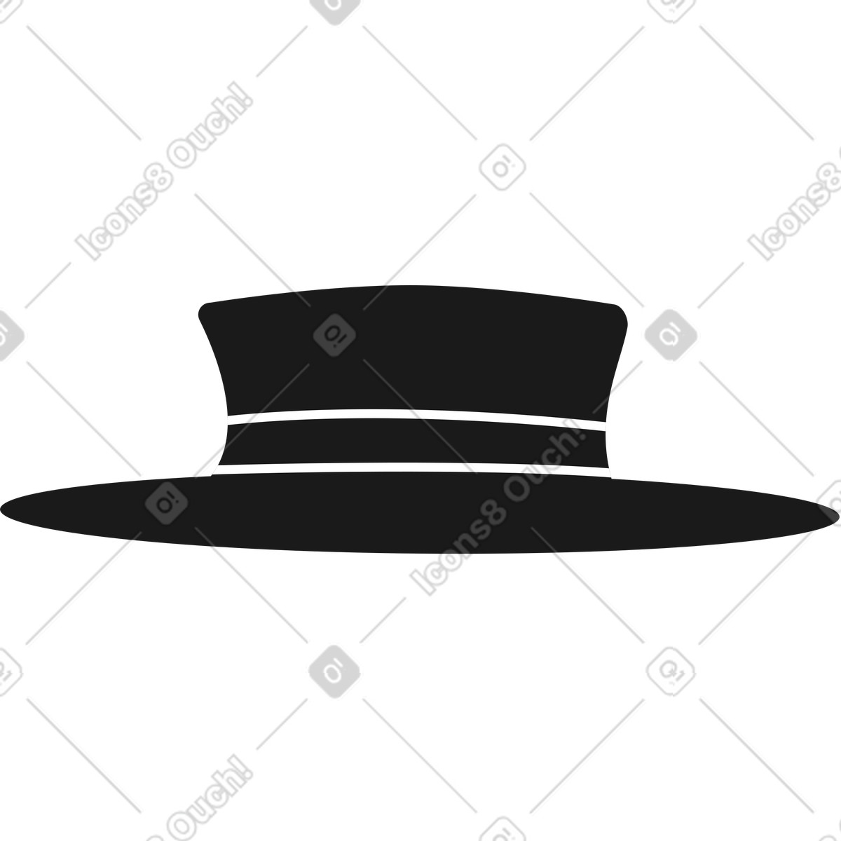 Ilustración Plaga doctor hat en estilo Taxi a descargar en PNG y SVG