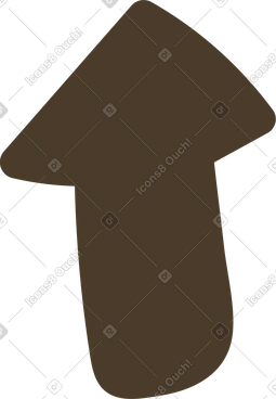 Brown arrow PNG, SVG