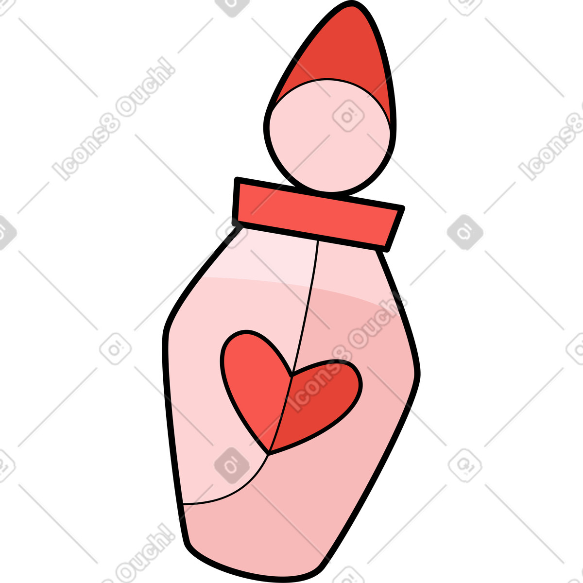 Trank-Illustration im Surr-Stil als Download in PNG, SVG