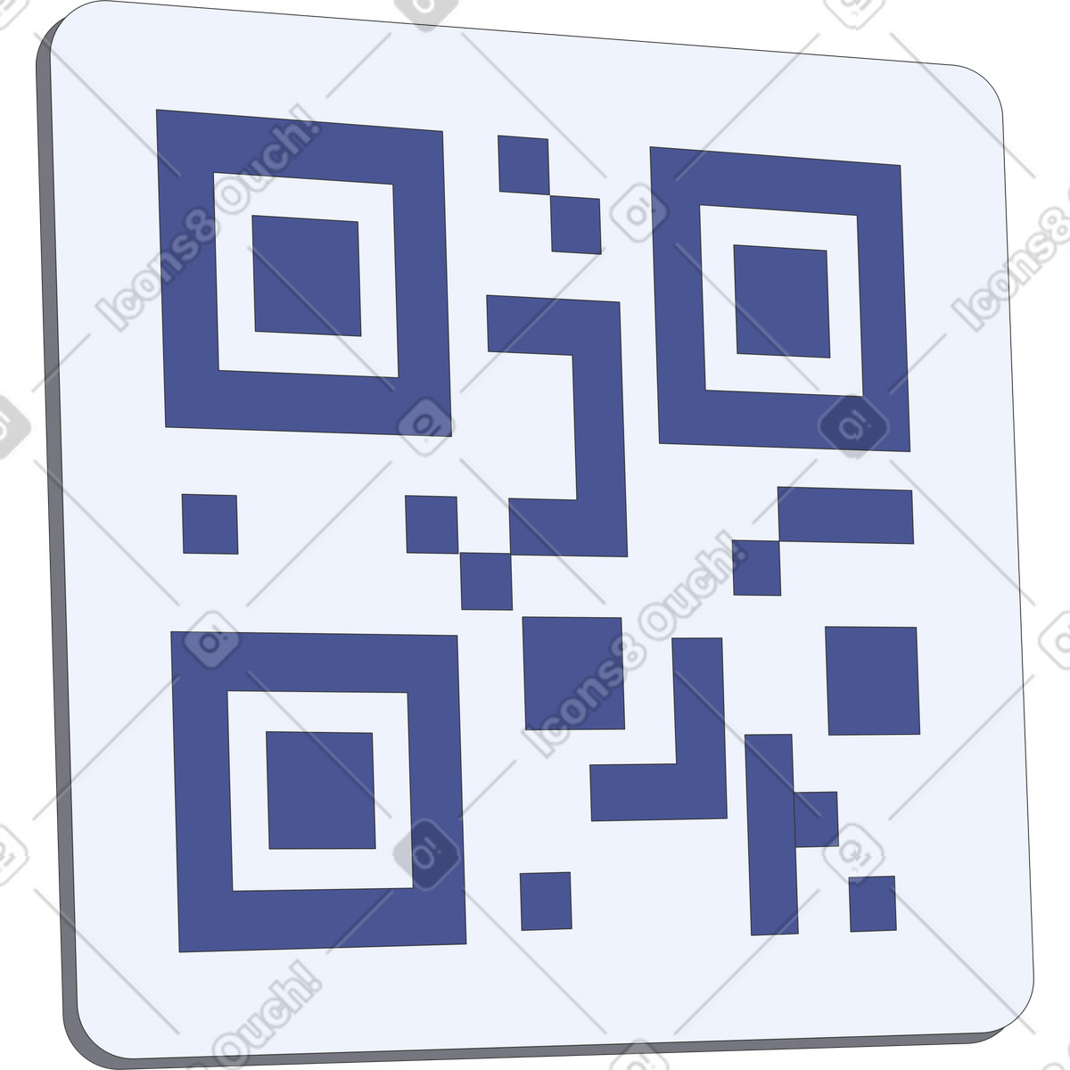 Иллюстрация Qr код в стиле Kit — скачать в форматах PNG, SVG