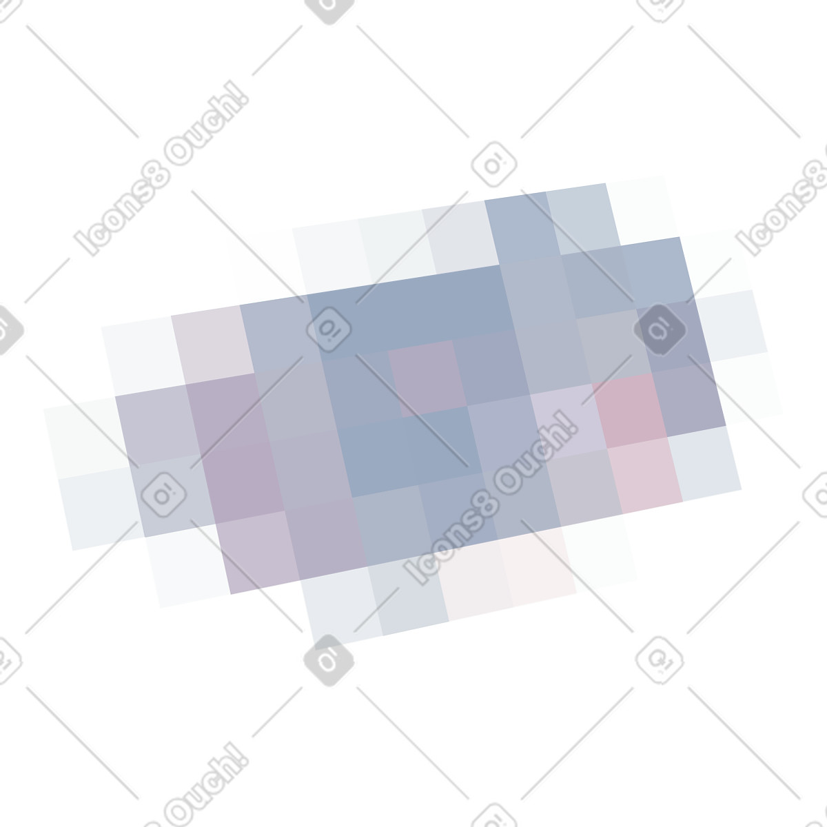Pixels illustration in Papery style download in PNG, SVG