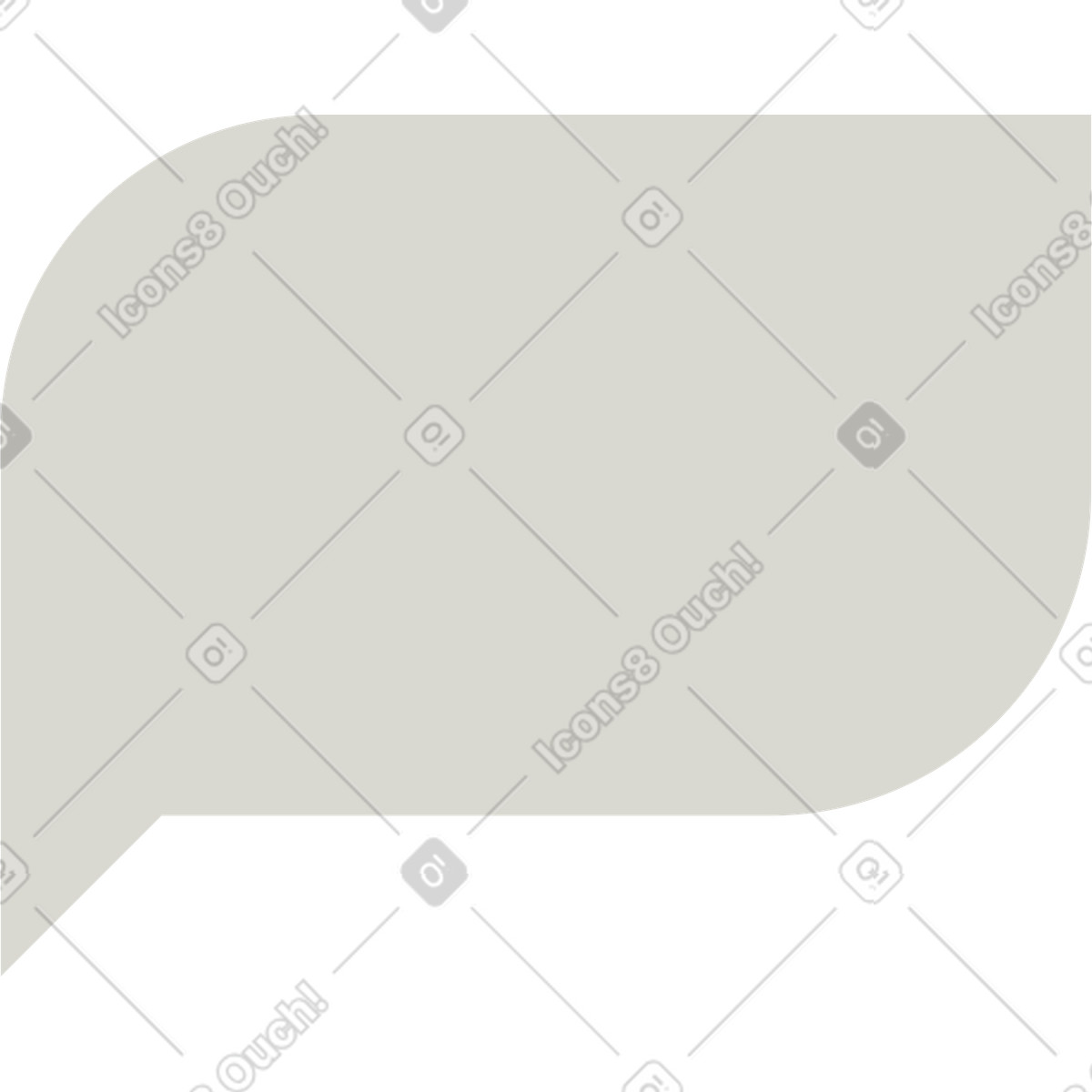 Speech bubble illustration in Burgundy style download in PNG, SVG