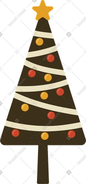 Christmas tree PNG, SVG