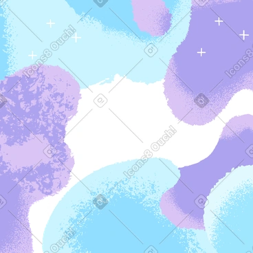 Blue and lilac abstract background with glitter PNG, SVG