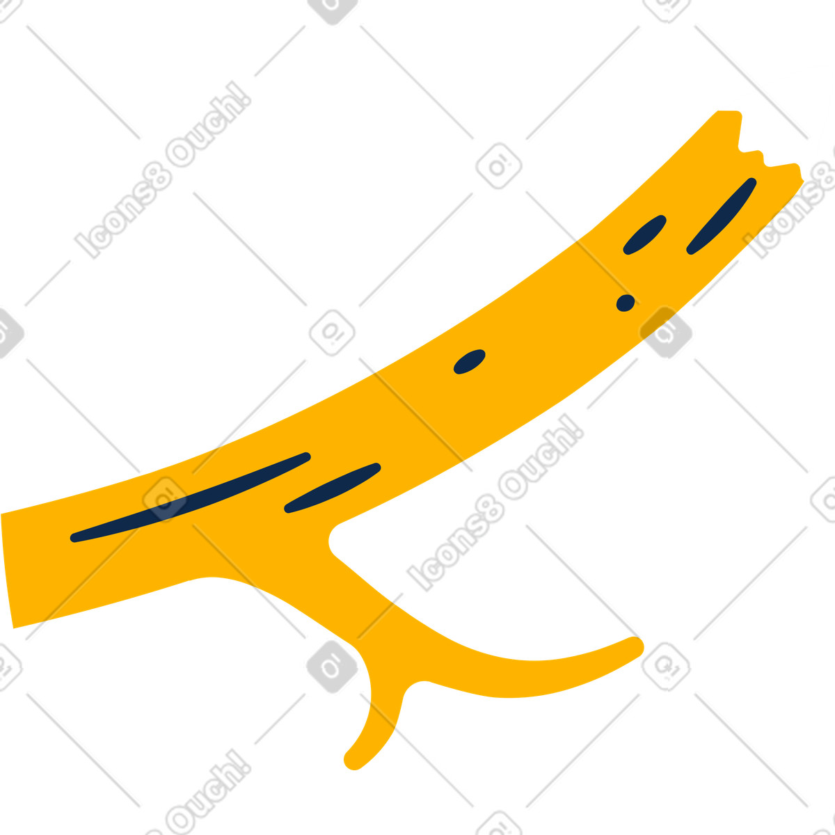 Ast-Illustration im Flame-Stil als Download in PNG, SVG