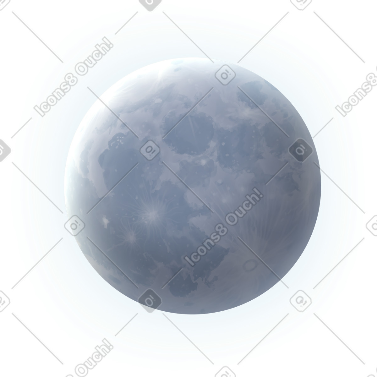 Иллюстрация Moon в стиле Props — скачать в форматах PNG, SVG