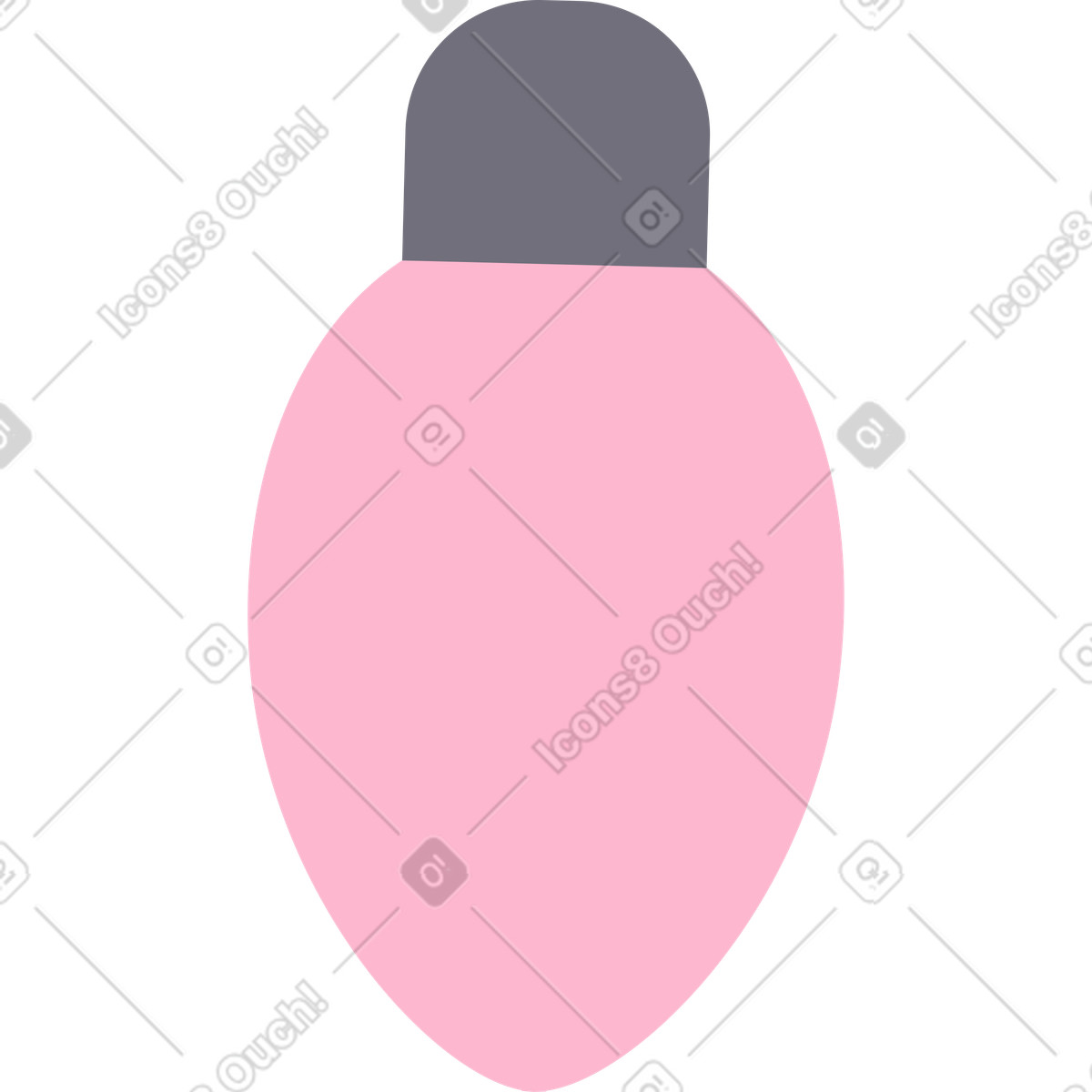 Ilustración Bulbo en estilo Woof a descargar en PNG y SVG
